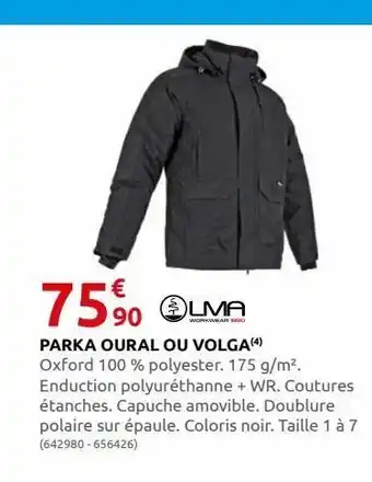 Parka oural ou volga