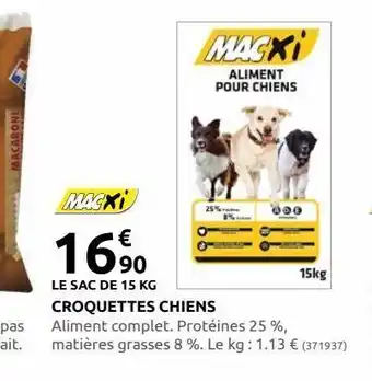 Croquettes pour chien