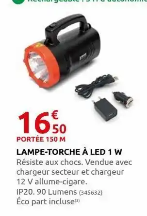 Rural Master Lampe - torche a led 1w offre