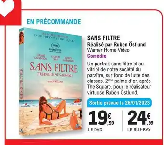 E.Leclerc Sans filtre réalisé par ruben östlund offre