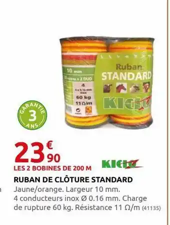 Rural Master Ruban de cloture standard offre
