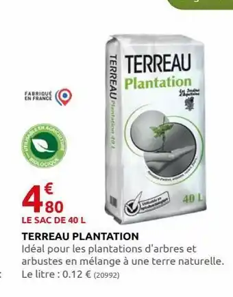 Rural Master Terreau plantation offre