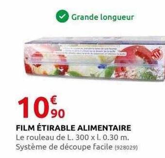 Rural Master Film étirable alimentaire offre