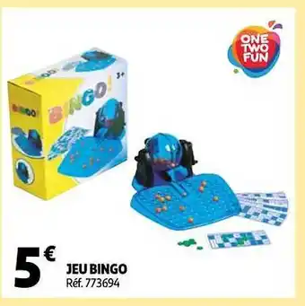 Auchan Jeu bingo one two fun offre