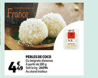 Auchan Perles de coco offre