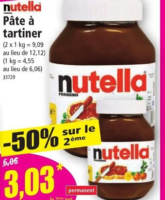 Norma Nutella Pàte à Tartiner offre