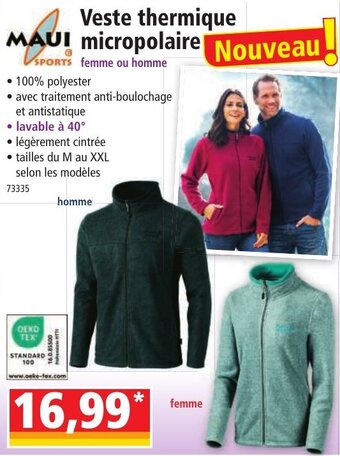 Norma Veste Thermique Micropolaire offre