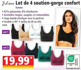 Norma Lot de 4 Soutiens-Gorge Confort offre