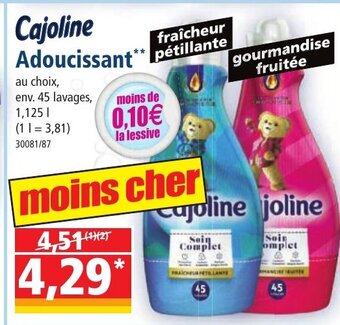 Norma Cajoline Adoucissant offre