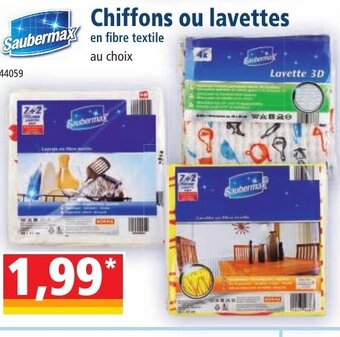 Norma Chiffons ou Lavettes offre