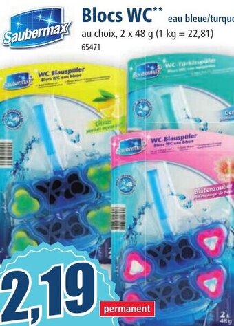 Norma Blocs WC offre