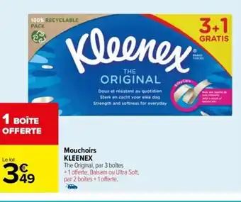 Mouchoirs Kleenex