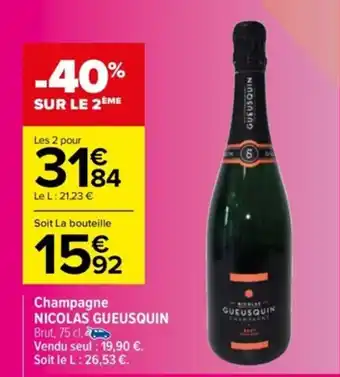 Champagne Nicolas Gueusquin