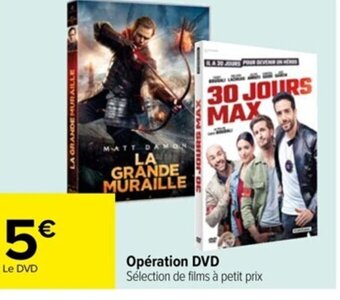 Carrefour Opération DVD offre