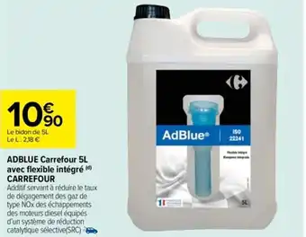 Carrefour Adblue Carrefour 5L avec Flexible Intégre Carrefour offre