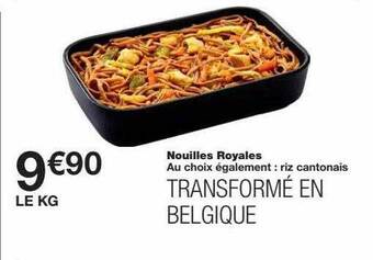 Monoprix Nouilles royales offre