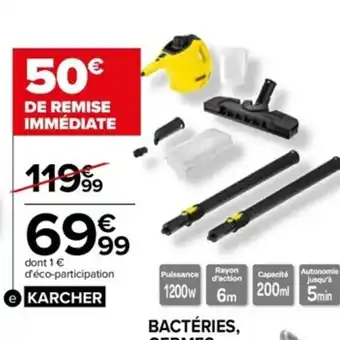 Carrefour Nettoyeur Vapeur offre