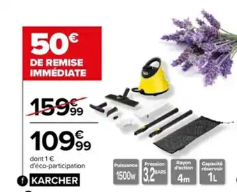 Carrefour Nettoyeur Vapeur offre