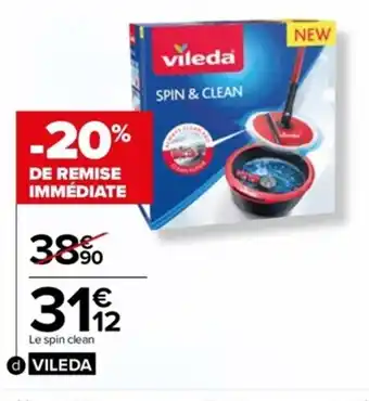 Carrefour Spin & Clean offre