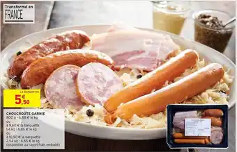 Intermarché Choucroute garnie offre