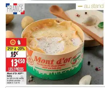Cora x Carrefour Mont d'or aop baby offre