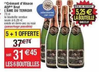 Crémant d'alsace aop brut l'âme du terroir