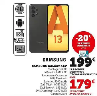 Samsung galaxy a13