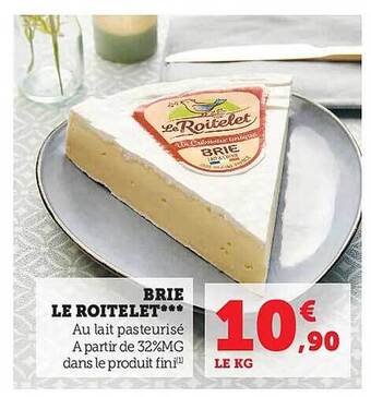 Super U Brie le roitelet offre