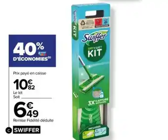 Carrefour Kit Balai Swiffer offre
