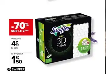 Carrefour Recharges Attrape-Poussière pour Balai 3D Swiffer offre