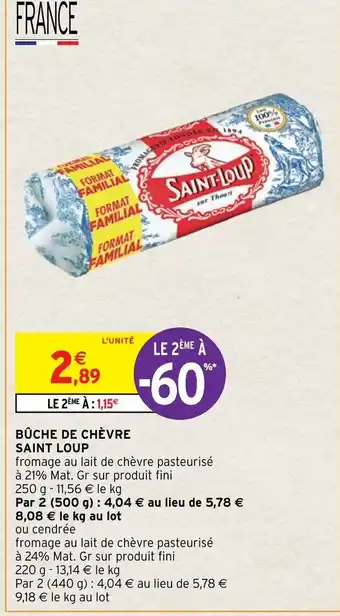 Intermarché Bûcge De Chévre Saint Loup offre