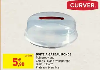 Intermarché Boite A Gâteau Ronde offre