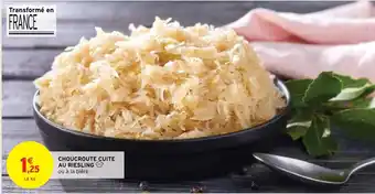 Intermarché Choucroute Cuite Au Riesling offre