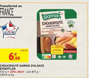 Intermarché Choucroute Garnie D'Alasace Stoeffler offre