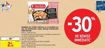 Pommes De Terre Grenaille Cuisinées Au Sel De Guérande Rouge Surgelées Pom Bistro