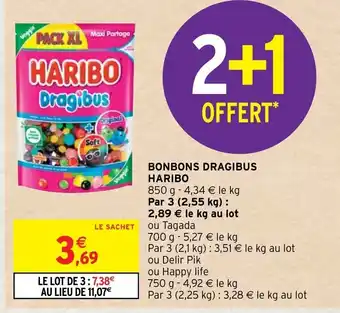 Intermarché Bonbons Dragibus Haribo offre