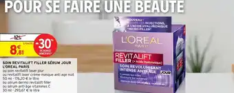 Intermarché Soin Revitalift Filler Sêrum Jour L'Oreal Paris offre