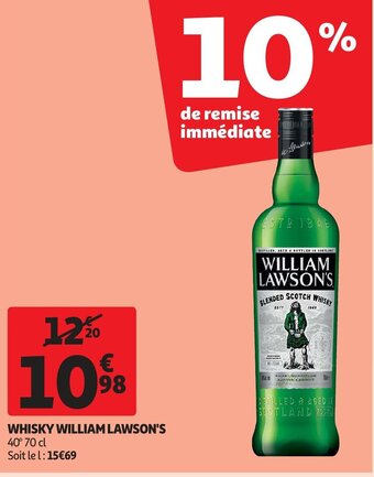 Auchan Whisky William Lawson's offre
