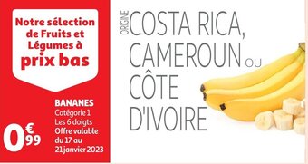 Auchan Bananes offre