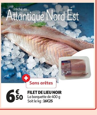 Auchan Filet De Lieu Noir offre