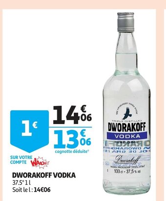 Auchan Dworakoff Vodka offre