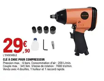 E.Leclerc Brico Cle a Choc Pour Compresseur offre