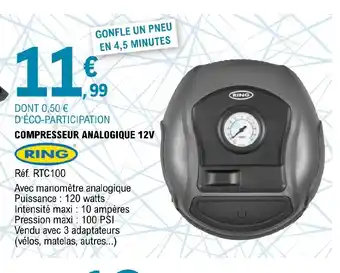 Compresseur Analogique 12V