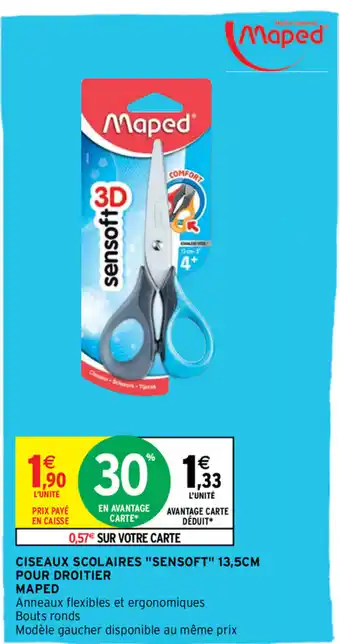 Intermarché Ciseaux Scolaires offre
