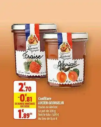 Coccinelle Express Confiture lucien georgelin offre