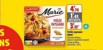 Coccinelle Express Poêlée paysanne marie offre