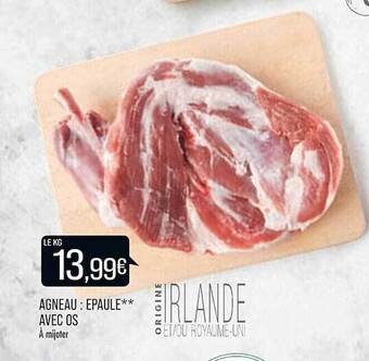 Match Agneau : épaule**avec os offre