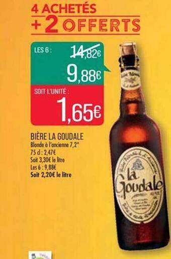 Match Bière la goudale offre