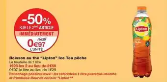 Monoprix Boisson au thé offre