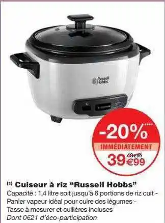 Monoprix Cuiseur à riz offre